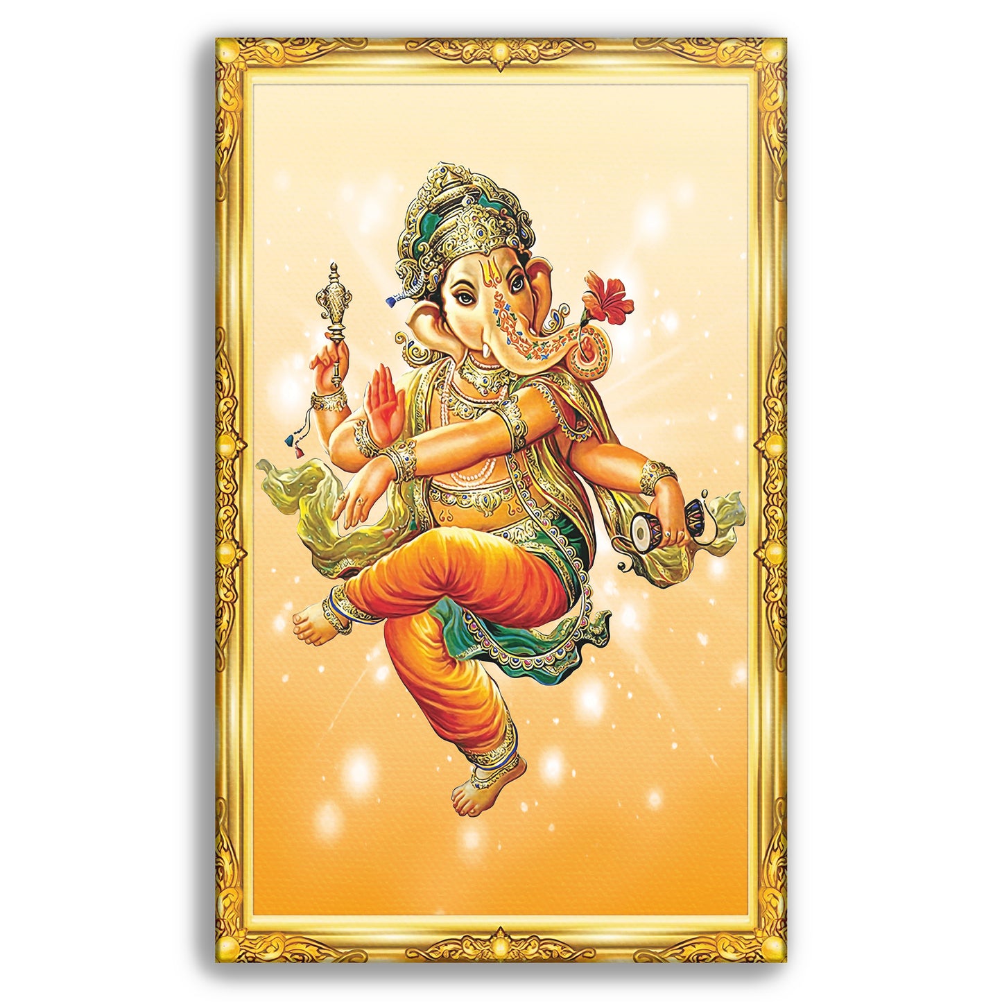 Yellow Ganesha Frame - Dandelion Lifestyle
