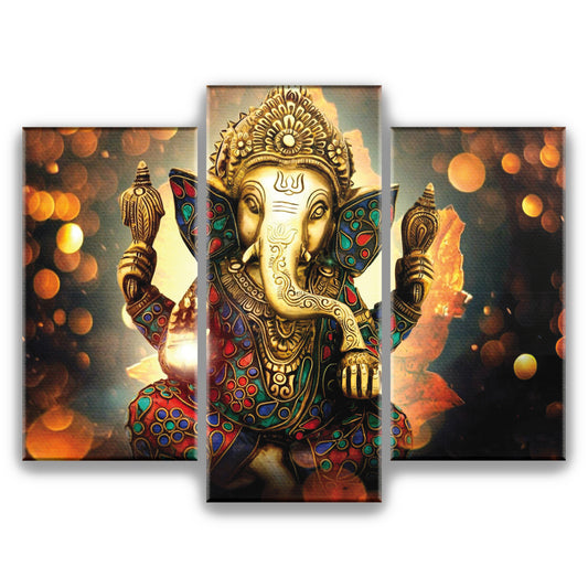 3 Piece Ganesha Frame - Dandelion Lifestyle