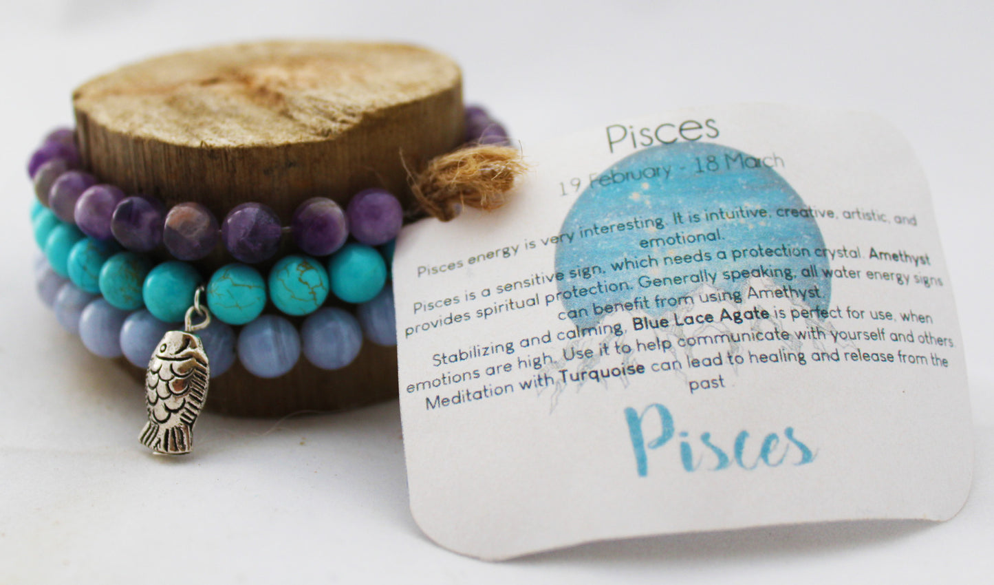 Pisces Zodiac Stack Bracelets - Dandelion Lifestyle