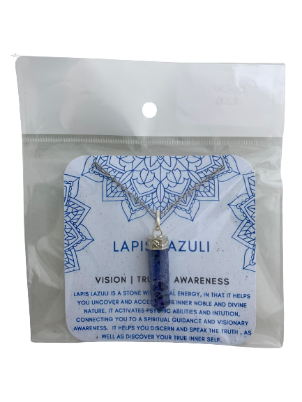 Lapis Lazuli Crystal Pendant - Dandelion Lifestyle