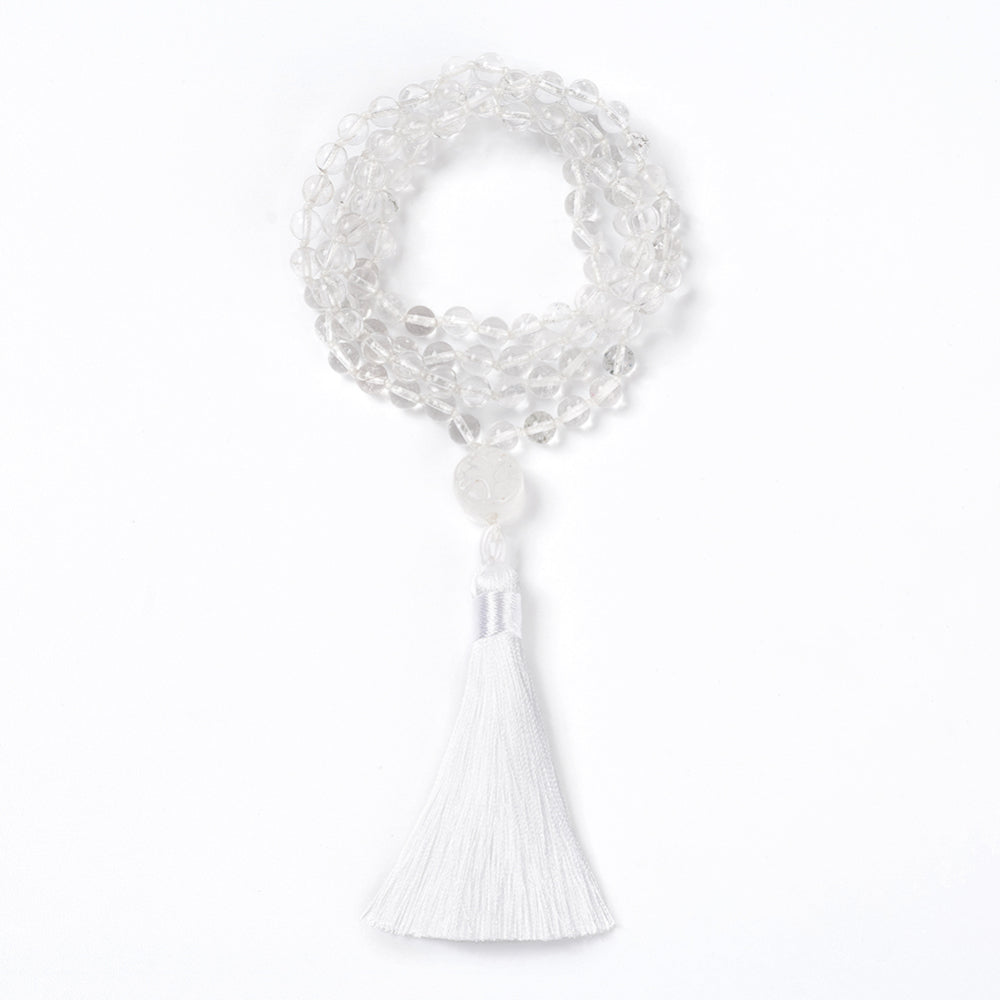 Natural Quartz Mala - Dandelion Lifestyle