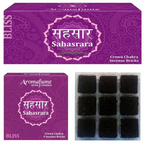 SAHASRARA - CROWN CHAKRA - EXOTIC INCENSE BRICKS - Dandelion Lifestyle